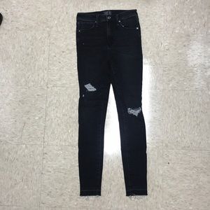 Black/dark grey skinny jeans